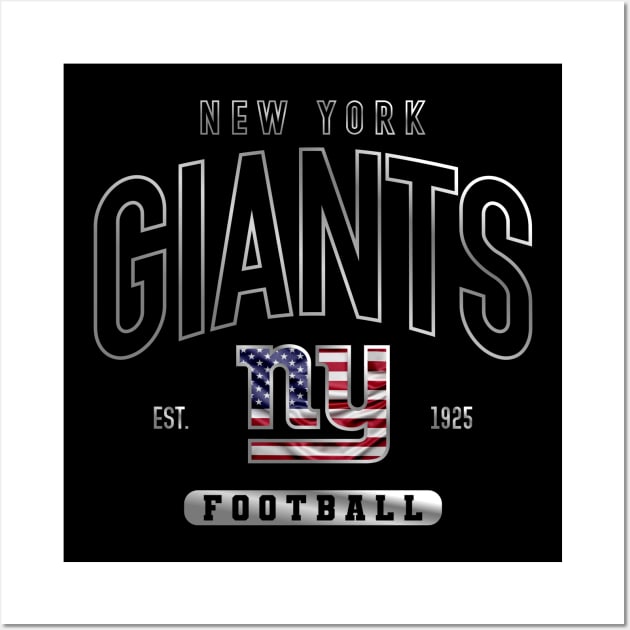 Ny Giants Football Club Wall Art by BeeFest